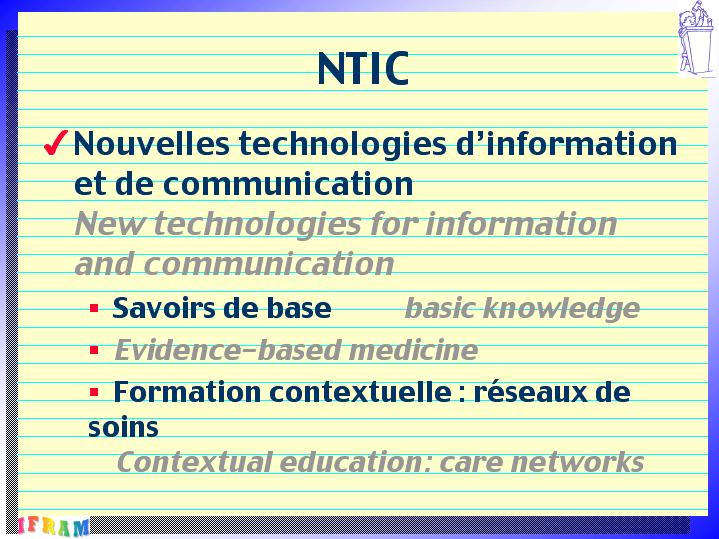 Enseignement de la NeoNatologie