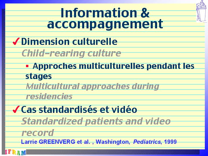 Enseignement de la NeoNatologie